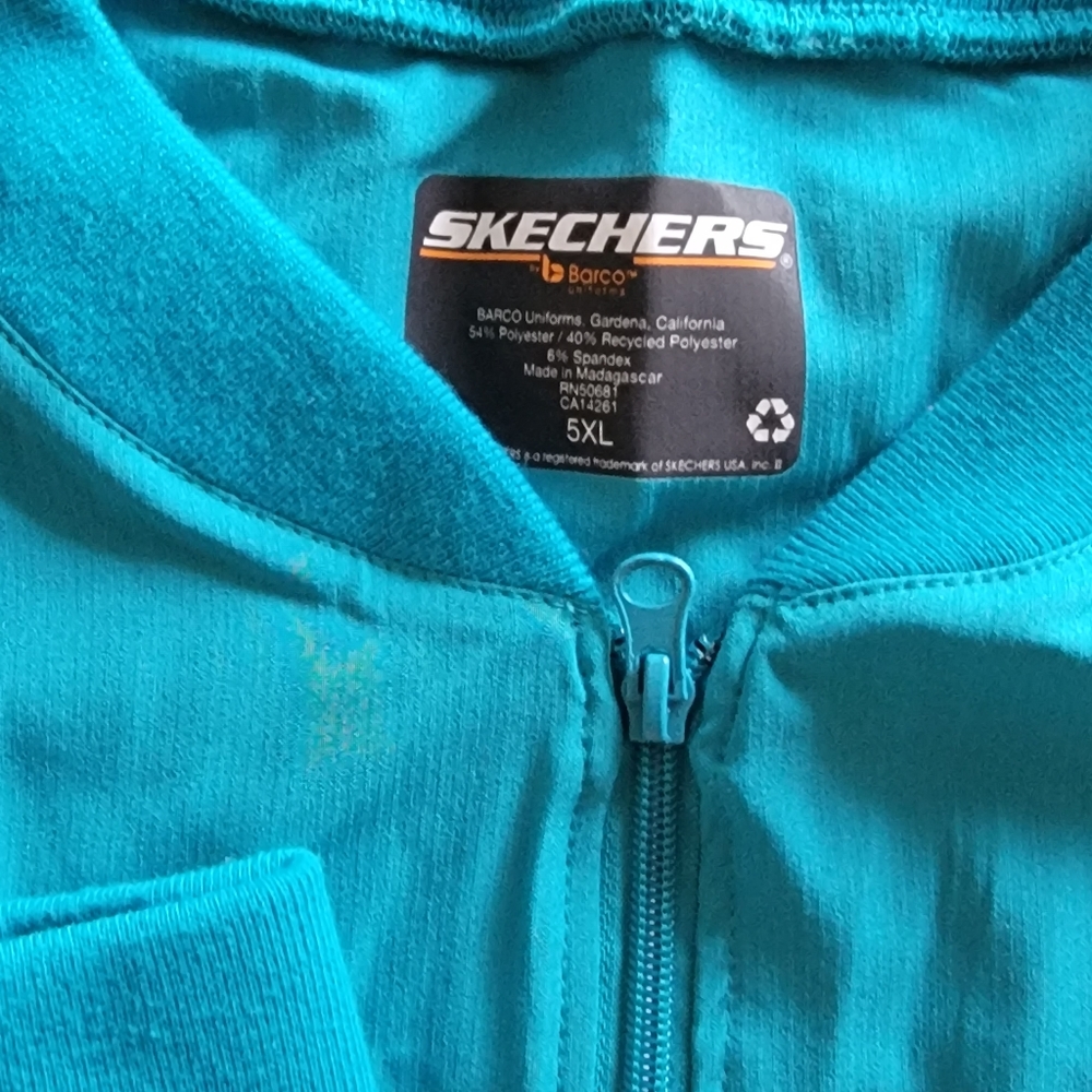 Scrub jacket, 5XL, Teal